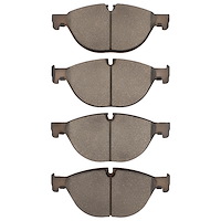 Semi-Metallic Brake Pads, 2009-2018 BMW, Position: Front