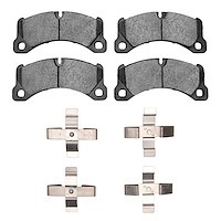 Semi-Metallic Brake Pads & Hardware Kit, 2011-2020 Audi/Porsche/Volkswagen, Position: Front