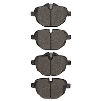 Semi-Metallic Brake Pads, Fits Select BMW, Position: Rear