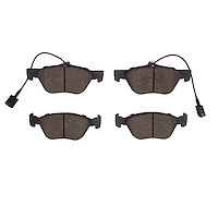 Semi-Metallic Brake Pads, 2002-2007 Alfa Romeo, Position: Front