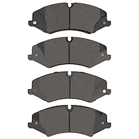 Semi-Metallic Brake Pads, 2010-2017 Land Rover, Position: Front