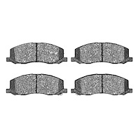 Semi-Metallic Brake Pads, 2011-2011 GM, Position: Front