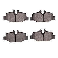 Semi-Metallic Brake Pads, 2007-2013 Mercedes-Benz, Position: Rear