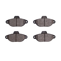 Semi-Metallic Brake Pads, 2006-2011 Mopar, Position: Front