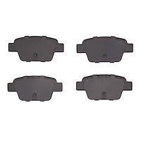 Semi-Metallic Brake Pads, 2005-2009 Mopar, Position: Rear