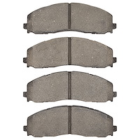 Semi-Metallic Brake Pads, Fits Select Ford/Lincoln/Mercury/Mazda, Position: Front