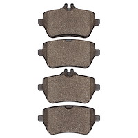 Semi-Metallic Brake Pads, 2013-2021 Mercedes-Benz, Position: Rear