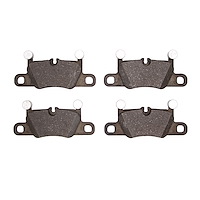 Semi-Metallic Brake Pads, 2010-2021 Audi/Porsche/Volkswagen, Position: Rear