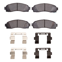 Performance Off-Road/Tow Brake Pads & Hardware Kit, 2002-2012 Fits Multiple Makes/Models, Position: Front
