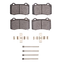 Performance Off-Road/Tow Brake Pads & Hardware Kit, 2010-2016 Kia/Hyundai/Genesis, Position: Rear