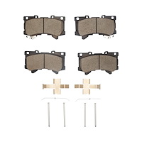 Performance Off-Road/Tow Brake Pads & Hardware Kit, Fits Select Lexus/Toyota/Scion, Position: Front