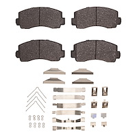 Optimum OE Brake Pads & Hardware Kit, 1976-1983 Fits Multiple Makes/Models, Position: Front