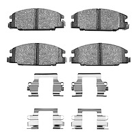 Optimum OE Brake Pads & Hardware Kit, 1986-2006 Fits Multiple Makes/Models, Position: Front