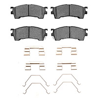 Optimum OE Brake Pads & Hardware Kit, 1998-2003 Ford/Lincoln/Mercury/Mazda, Position: Front