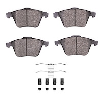 Optimum OE Brake Pads & Hardware Kit, 2004-2013 Fits Multiple Makes/Models, Position: Front