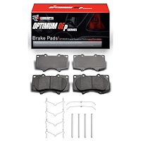 Optimum OE Brake Pads & Hardware Kit, Fits Select Lexus/Toyota/Scion, Position: Front