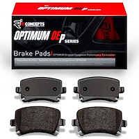 Optimum OE Brake Pads, 2000-2018 Audi/Porsche/Volkswagen, Position: Rear