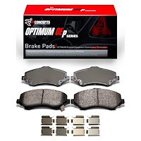 Optimum OE Brake Pads & Hardware Kit, 2007-2018 Fits Multiple Makes/Models, Position: Front