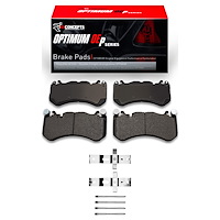 Optimum OE Brake Pads & Hardware Kit, 2007-2021 Fits Multiple Makes/Models, Position: Front