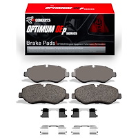 Optimum OE Brake Pads & Hardware Kit, Fits Select Fits Multiple Makes/Models, Position: Front