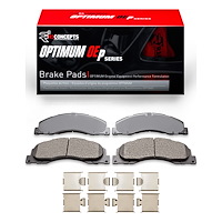 Optimum OE Brake Pads & Hardware Kit, Fits Select Ford/Lincoln/Mercury/Mazda, Position: Front