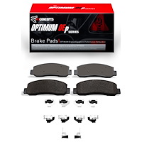 Optimum OE Brake Pads & Hardware Kit, 2010-2012 Ford/Lincoln/Mercury/Mazda, Position: Front
