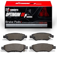 Optimum OE Brake Pads, 2008-2016 GM, Position: Rear