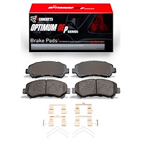 Optimum OE Brake Pads & Hardware Kit, 2007-2021 Fits Multiple Makes/Models, Position: Front