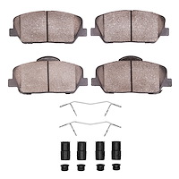 Optimum OE Brake Pads & Hardware Kit, 2010-2016 Kia/Hyundai/Genesis, Position: Front