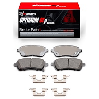 Optimum OE Brake Pads & Hardware Kit, 2011-2019 Ford/Lincoln/Mercury/Mazda, Position: Front