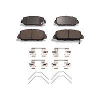 Optimum OE Brake Pads & Hardware Kit, Fits Select Acura/Honda, Position: Front