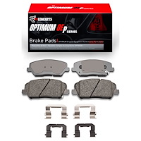 Optimum OE Brake Pads & Hardware Kit, 2014-2018 Kia/Hyundai/Genesis, Position: Front