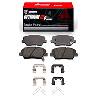 Optimum OE Brake Pads & Hardware Kit, Fits Select Kia/Hyundai/Genesis, Position: Front
