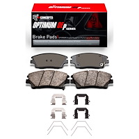 Optimum OE Brake Pads & Hardware Kit, Fits Select Kia/Hyundai/Genesis, Position: Front