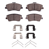 Optimum OE Brake Pads & Hardware Kit, Fits Select Kia/Hyundai/Genesis, Position: Front