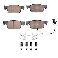 Optimum OE Brake Pads & Hardware Kit, Fits Select Audi/Porsche/Volkswagen, Position: Front