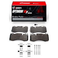 Optimum OE Brake Pads & Hardware Kit, 2010-2020 Fits Multiple Makes/Models, Position: Front