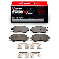 Optimum OE Brake Pads & Hardware Kit, Fits Select Infiniti/Nissan, Position: Front