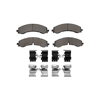 Optimum OE Brake Pads & Hardware Kit, Fits Select Fits Multiple Makes/Models, Position: Front