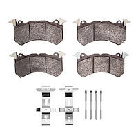 Optimum OE Brake Pads & Hardware Kit, Fits Select Acura/Honda, Position: Front