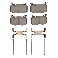 Optimum OE Brake Pads & Hardware Kit, 2019-2020 GM, Position: Front