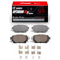 Optimum OE Brake Pads & Hardware Kit, Fits Select Fits Multiple Makes/Models, Position: Rear