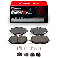 Optimum OE Brake Pads & Hardware Kit, Fits Select GM, Position: Front