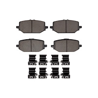 Optimum OE Brake Pads & Hardware Kit, Fits Select Acura/Honda, Position: Rear