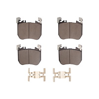 Optimum OE Brake Pads & Hardware Kit, Fits Select Mercedes-Benz, Position: Front