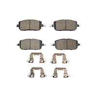 Optimum OE Brake Pads & Hardware Kit, Fits Select Ford/Lincoln/Mercury/Mazda, Position: Front