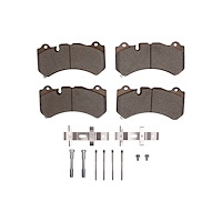 Optimum OE Brake Pads & Hardware Kit, Fits Select GM, Position: Front