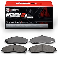 Optimum OE Brake Pads, 1997-2010 GM, Position: Front