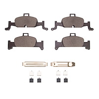 Optimum OE Brake Pads & Hardware Kit, Fits Select Audi/Porsche/Volkswagen, Position: Front
