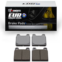 Euro Ceramic Brake Pads, 1963-1994 Fits Multiple Makes/Models, Position: Front
